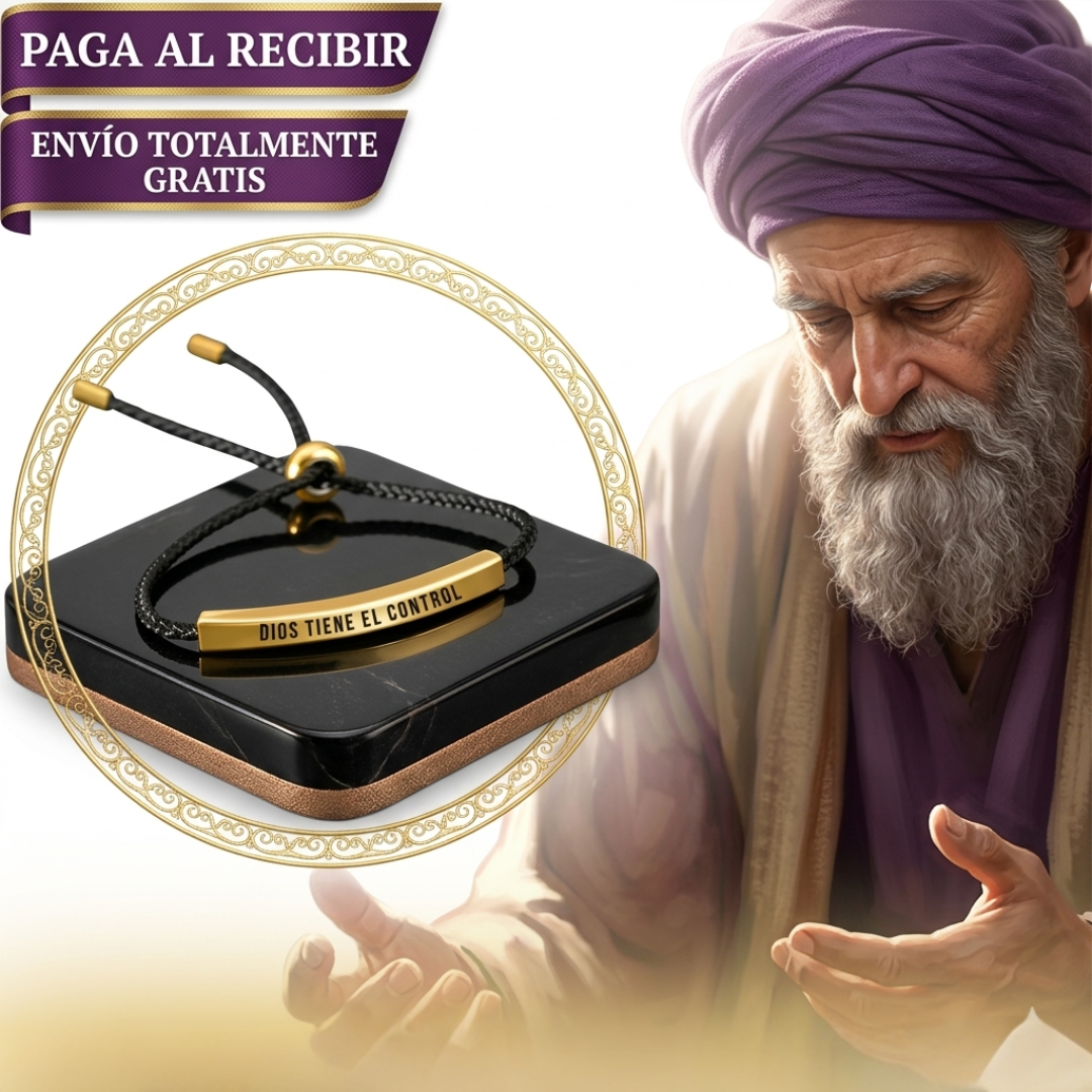 PULSERA FE DE JOB – UN RECORDATORIO DIARIO DE QUE DIOS SIEMPRE TIENE EL CONTROL DE TODO.