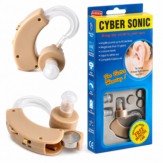 AMPLIFICADOR DE SONIDO CYBER SONIC ESCUCHA MEJOR LOS MOMENTOS QUE MÁS IMPORTAN.