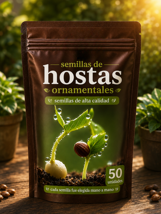 SEMILLAS SELECCIONADAS DE HOSTA ORNAMENTAL CONVIERTE TU JARDÍN EN UNA OBRA DE ARTE NATURAL