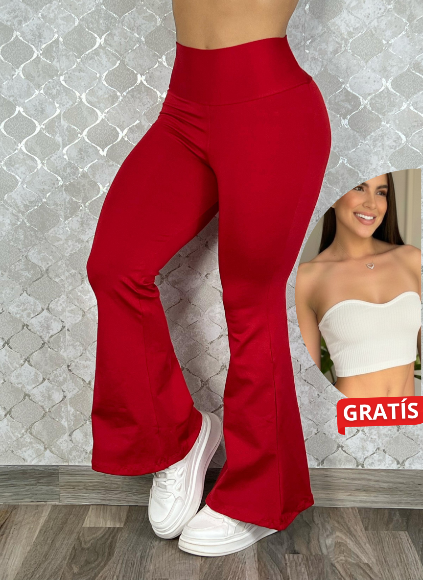 LEGGING MOLDEADORA BOCA DE CAMPANA REALZA TU FIGURA SIN RENUNCIAR A LA COMODIDAD. 🎁 REGALO GRATÍS INCLUIDO