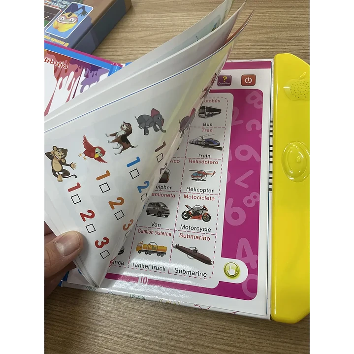 📚 Libro De Estudio Infantil Sonoro – ¡Aprender Nunca Fue Tan Divertido!