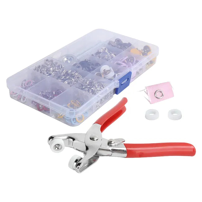 KIT SNAPFIX™ ALICATE DE PRESIÓN + BROCHES METÁLICOS | REPARA RENUEVA Y PROLONGA LA VIDA ÚTIL DE TU ROPA EN MINUTOS